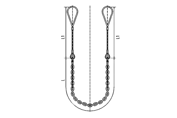 钢坯专用吊装链条索具