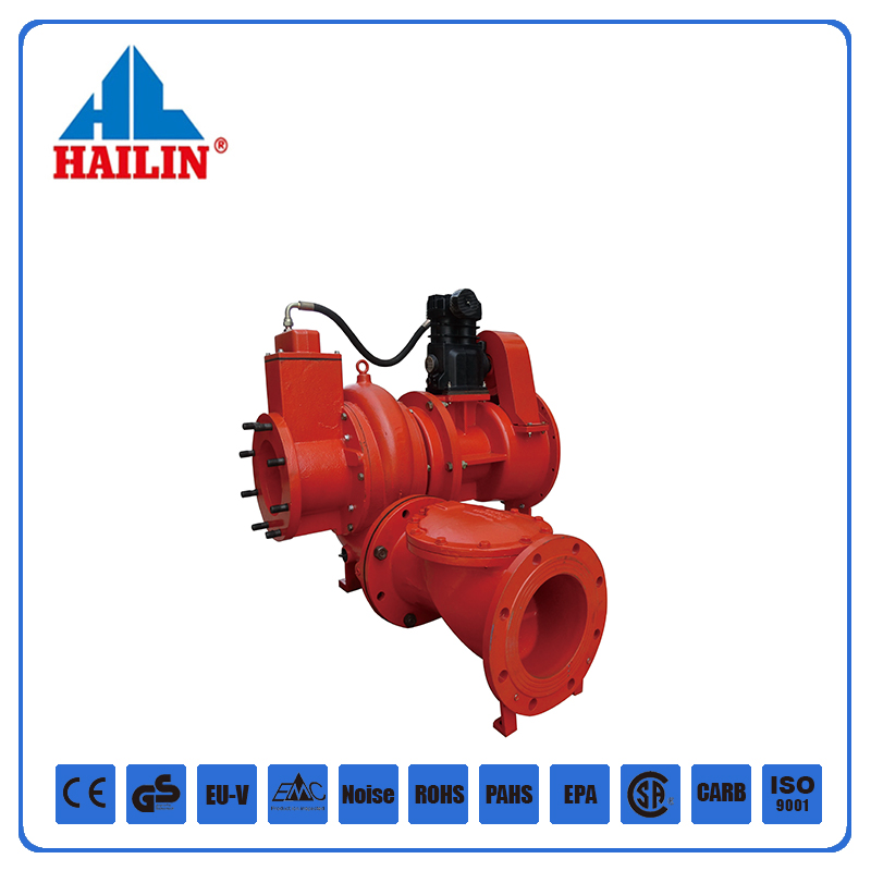 8 inch mobile pump station; Hailin 8 inch pump 