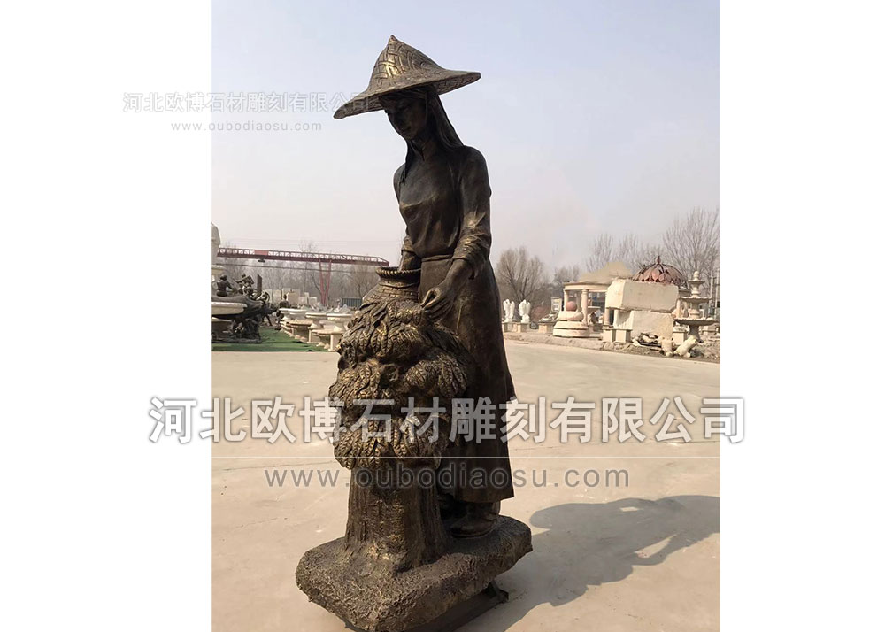 铜雕茶文化雕塑-CWH1005