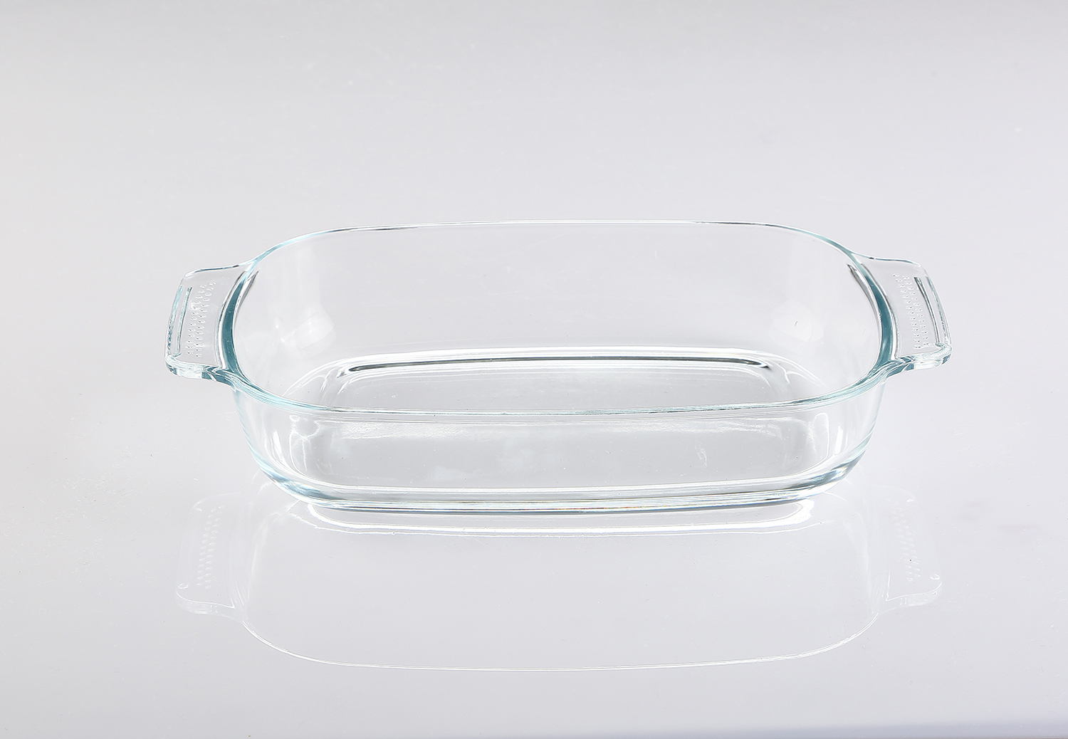  1.5L curve glass bake dish