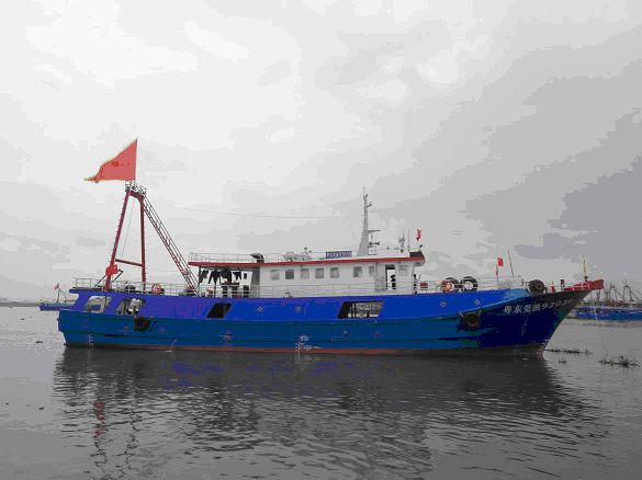 34.8m鋼質單甲板冷凍拖網漁船