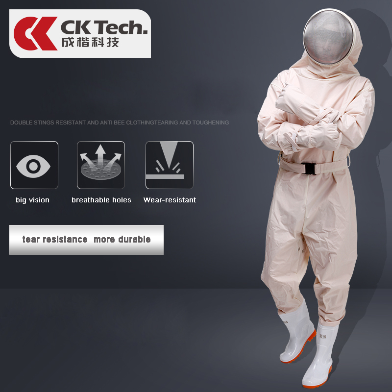 CK Tech. Beekeeping Suit for Bee Keeper Professional Equipment Protective Beehive Breathable Clothes Anti Bee Clothing