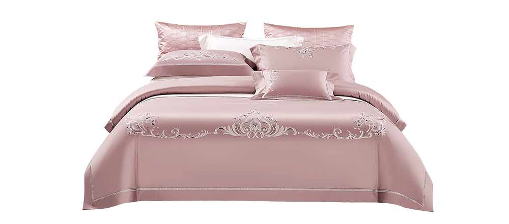 Cotton embroidered bedding Kit