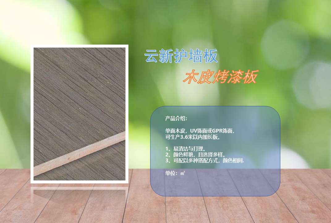 云新護墻板-木皮烤漆板