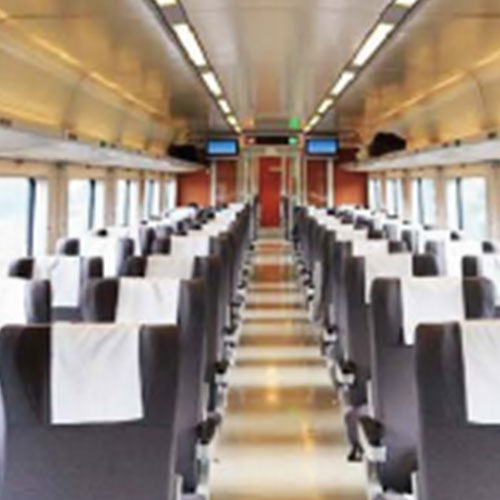 High-speed rail bus interior case