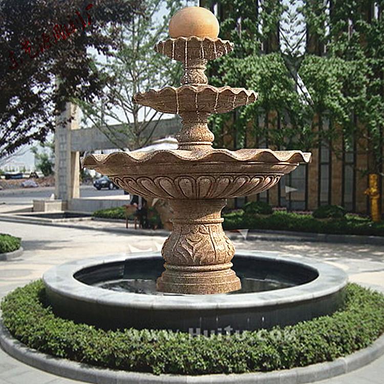 各种石雕喷泉的设计搭配技巧