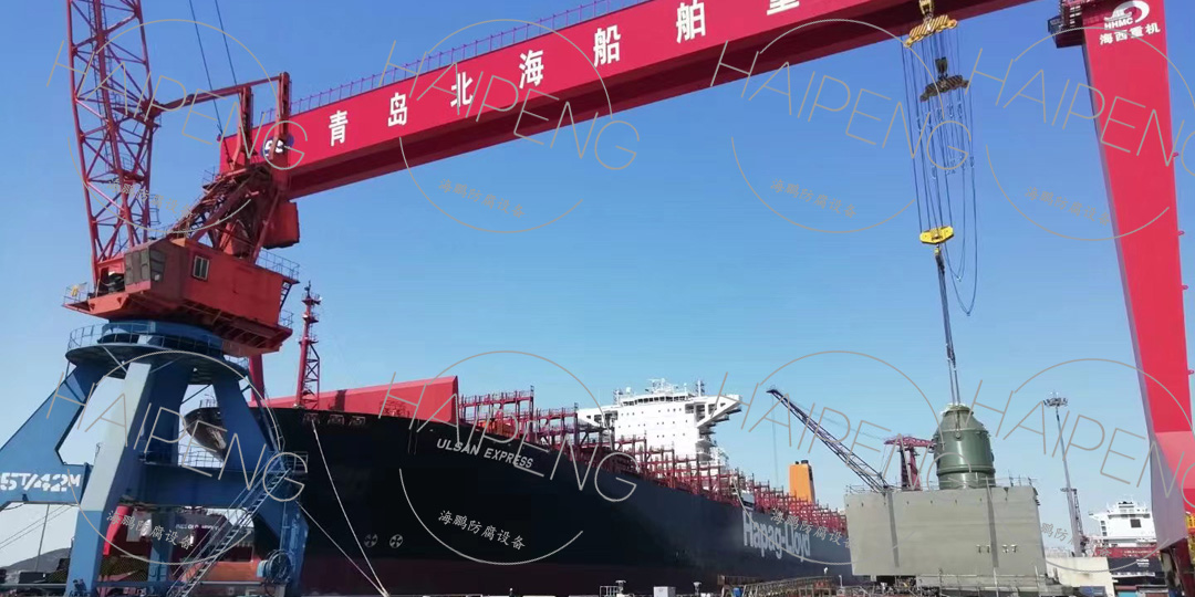 FRP ship desulfurization tower exported to France