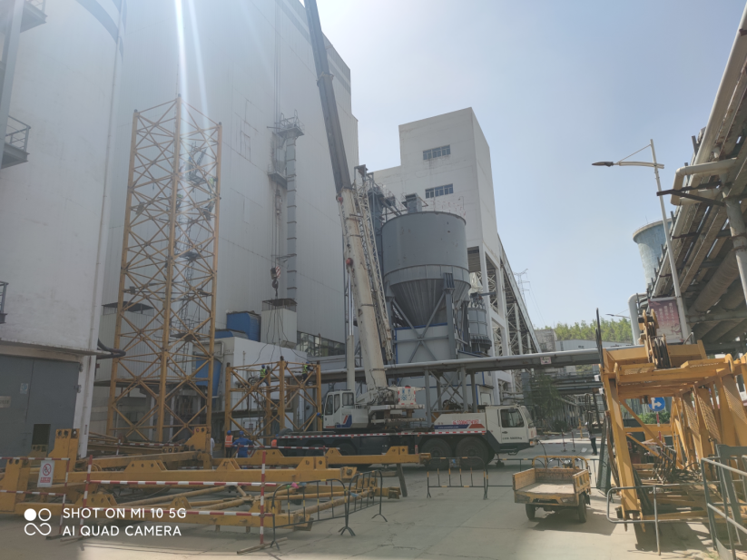 2　　上湾热电厂锅炉超低排放改造1#机组安装施工