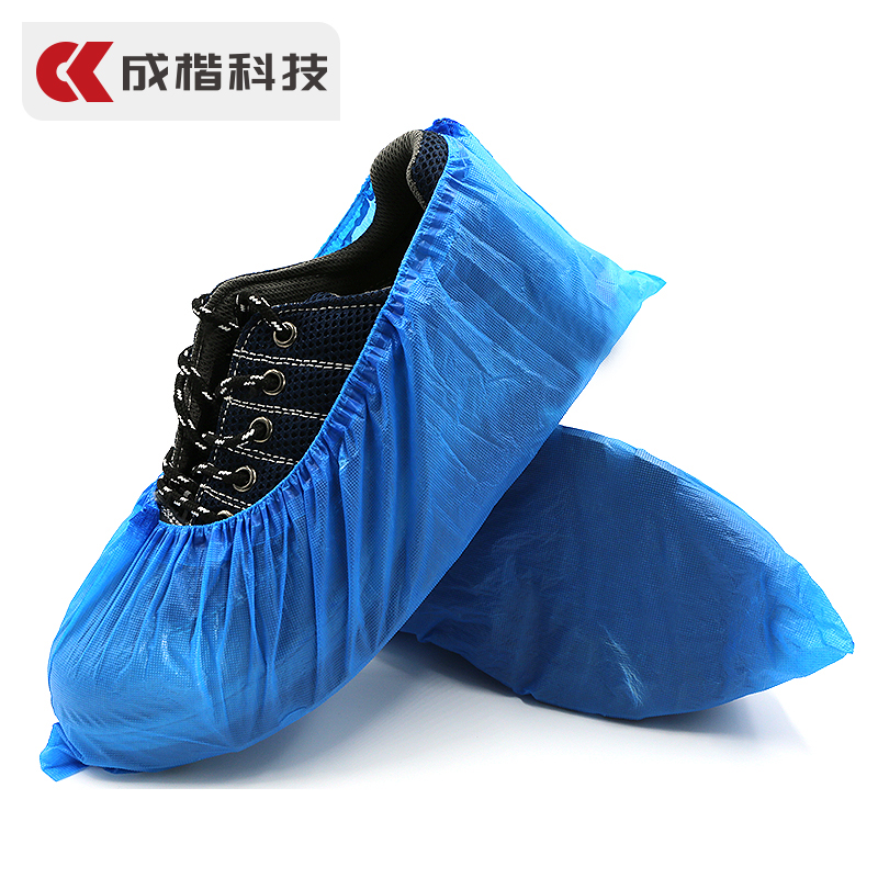 100pcs Non-woven Thickened Disposable Shoe Covers for Indoor Household Wear-resistant, Waterproof, Dust-proof, Non-slip Foot Covers