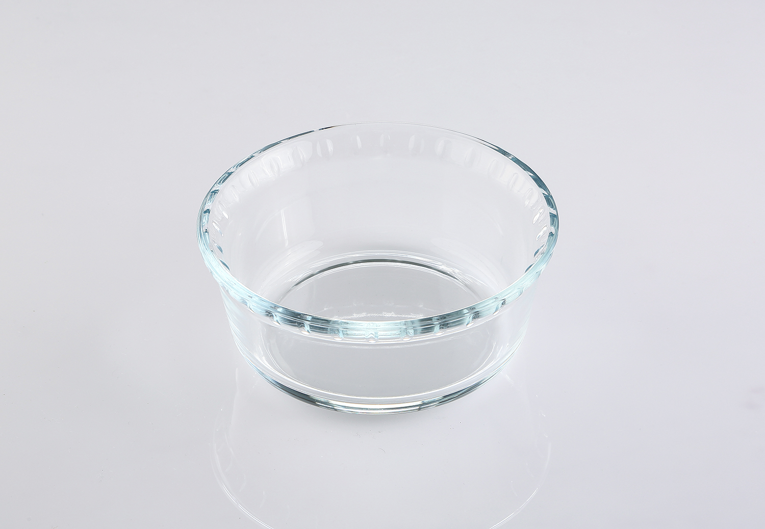 0.65L embossed glass bowl