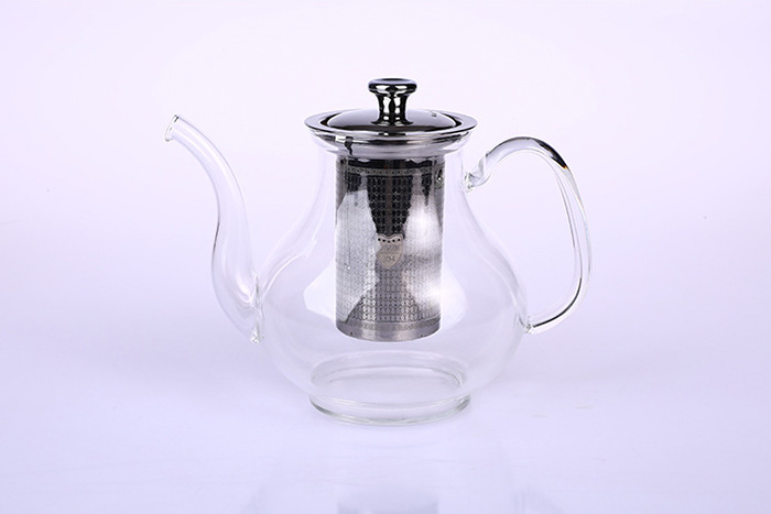 JY-G07高硼硅玻璃濾網茶壺1100ml