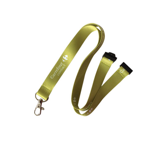 Solid Color Sublimation Smooth Lanyards