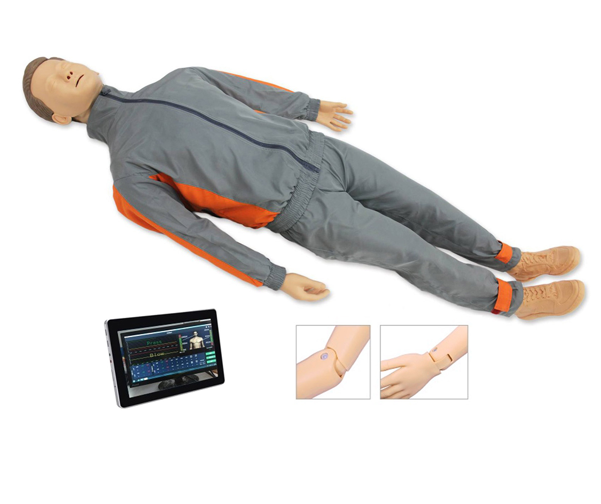 CPR550高级平板电脑心肺复苏模拟人（无线版）