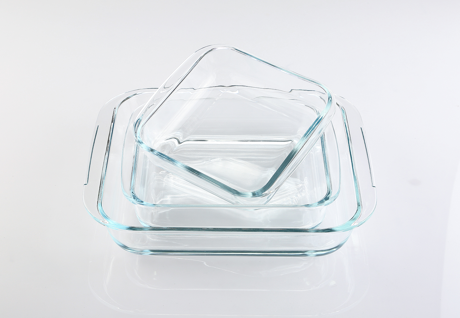 1.1L / 1.8L / 3.0L 方形玻璃烤盘