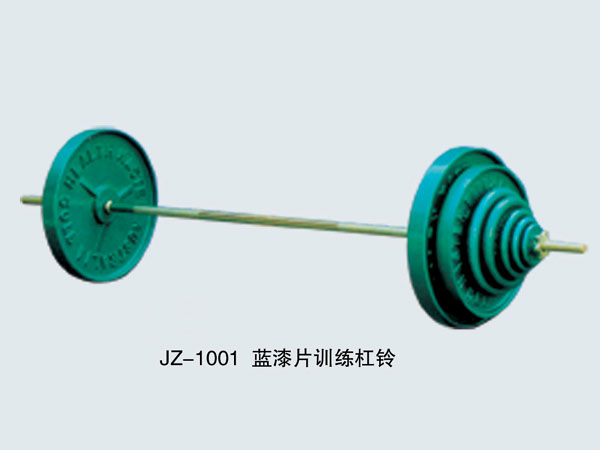 JZ-1001 蓝漆片训练杠铃