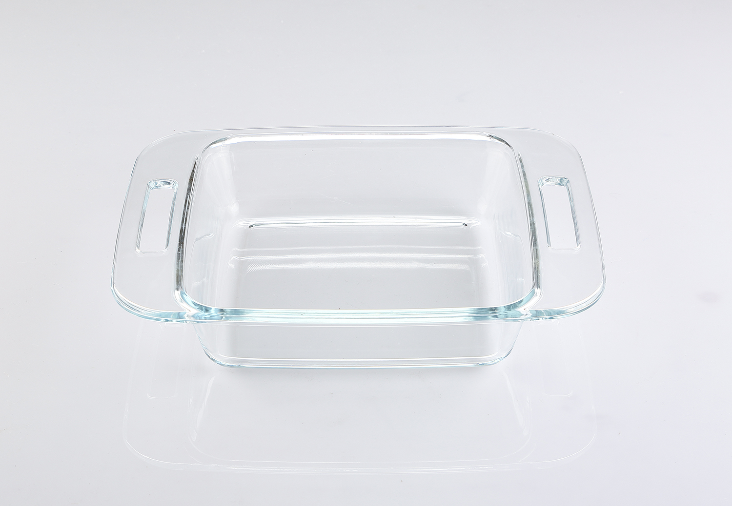 1.8L square bake dish with handle with hole