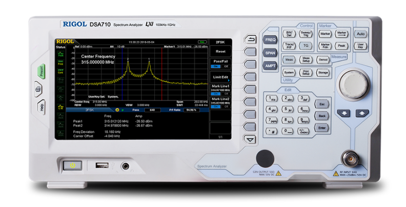 普源DSA700系列频谱分析仪