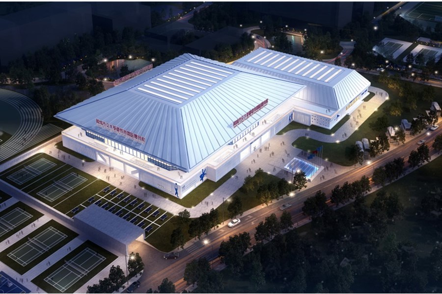 韓城市西安交大基礎教育園區十四運柔道館比賽體育館