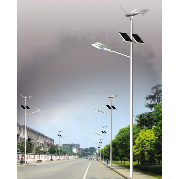 太陽能風能互補路燈價格：3300元/盞