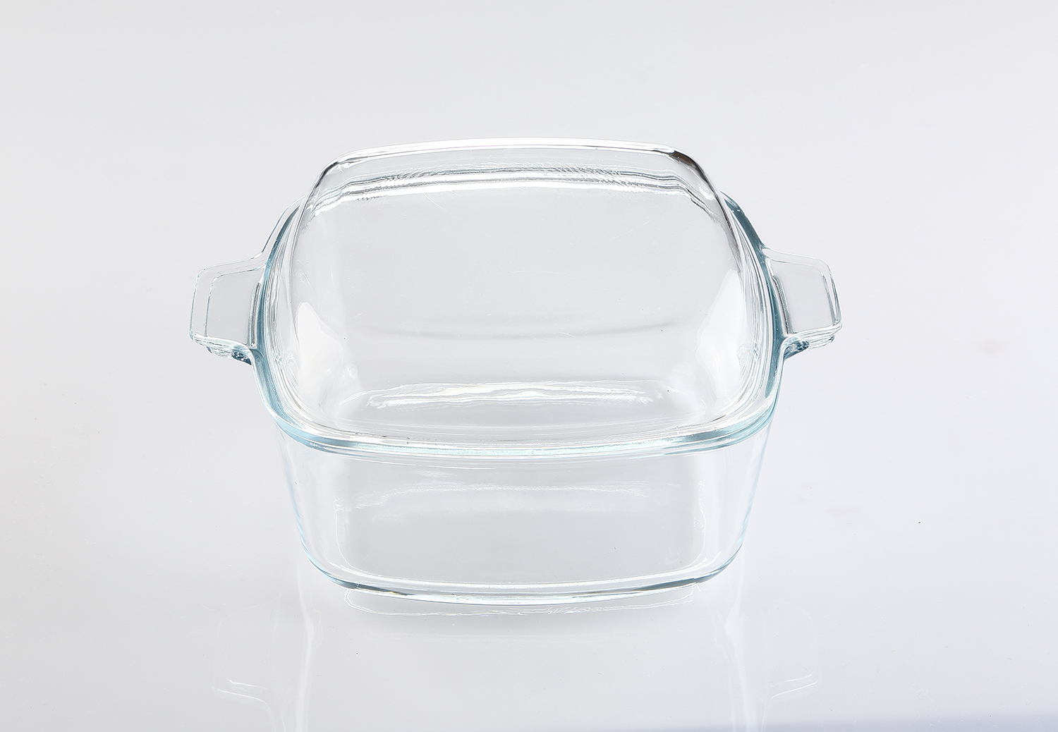 2.0L square casserole with lid