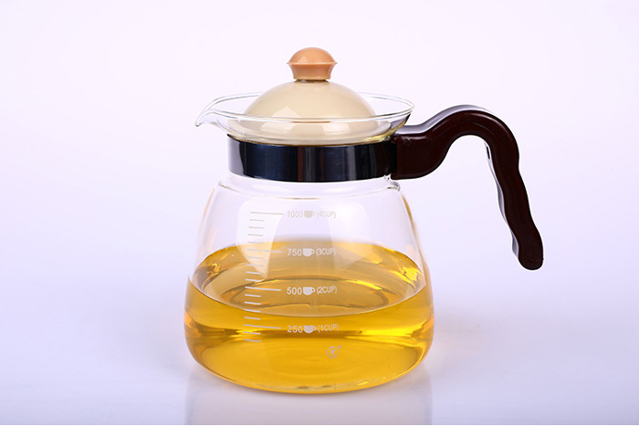 JY-603高硼硅玻璃茶壶1000ml直烧水