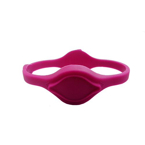 Silicone RFID Wristband, Customized Logos are Accepted