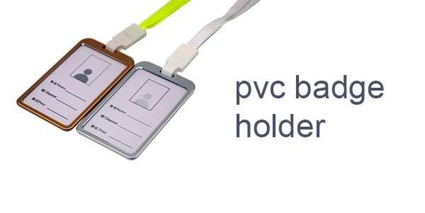 pvc badge holder