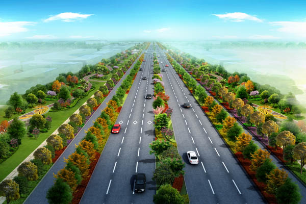 怀远县S307道路园林景观工程设计