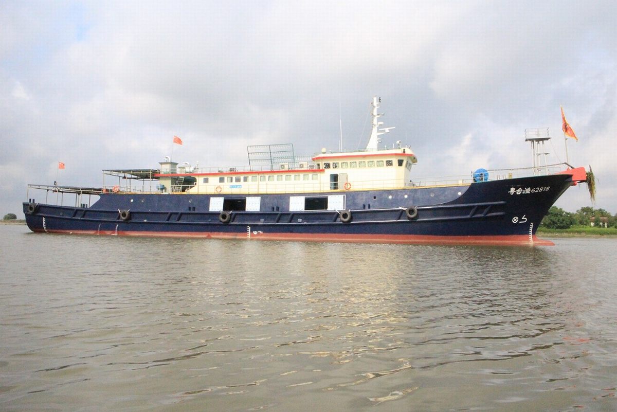 61.8m钢质单甲板冷冻围网渔船