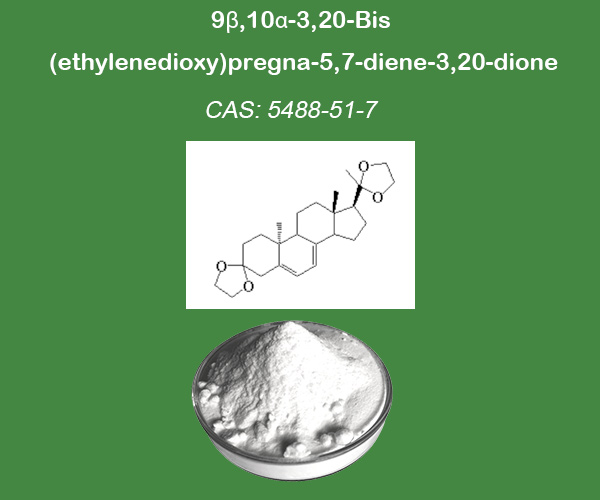 9β,10α-3,20-Bis(ethylenedioxy)pregna-5,7-diene-3,20-dione