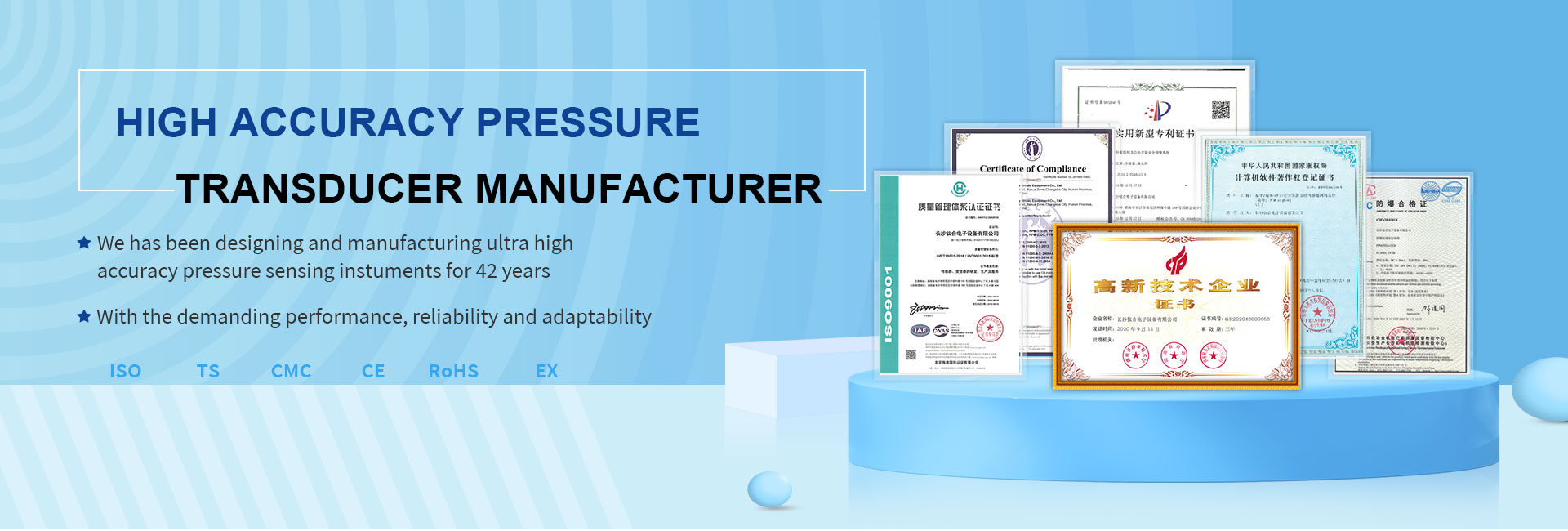 ultra high accuracy pressure transducer 